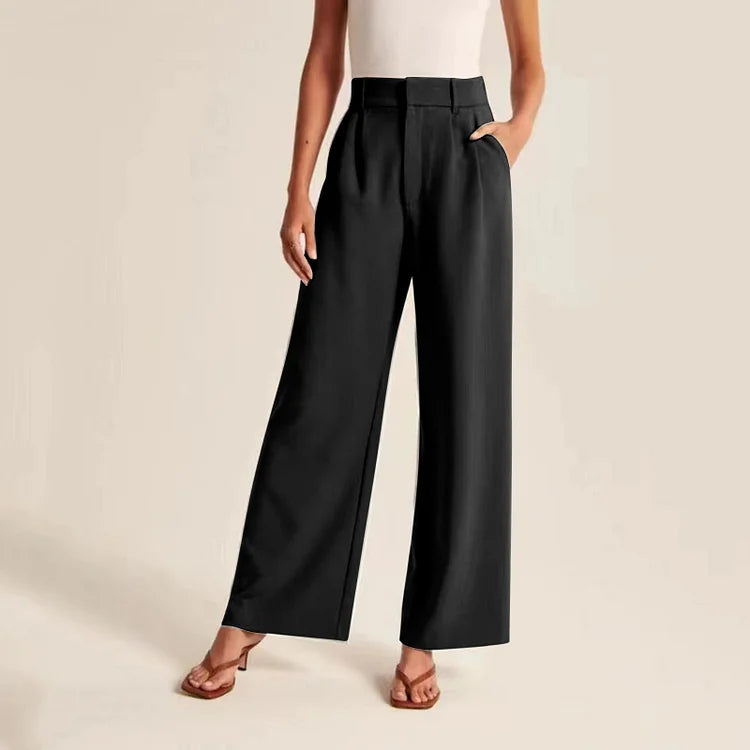Drune - Damen Chic Weite Bein Hosen