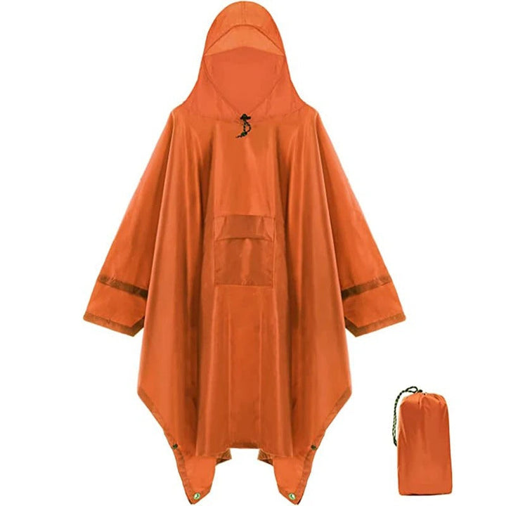 Drune | Regenponcho Mit Kapuze