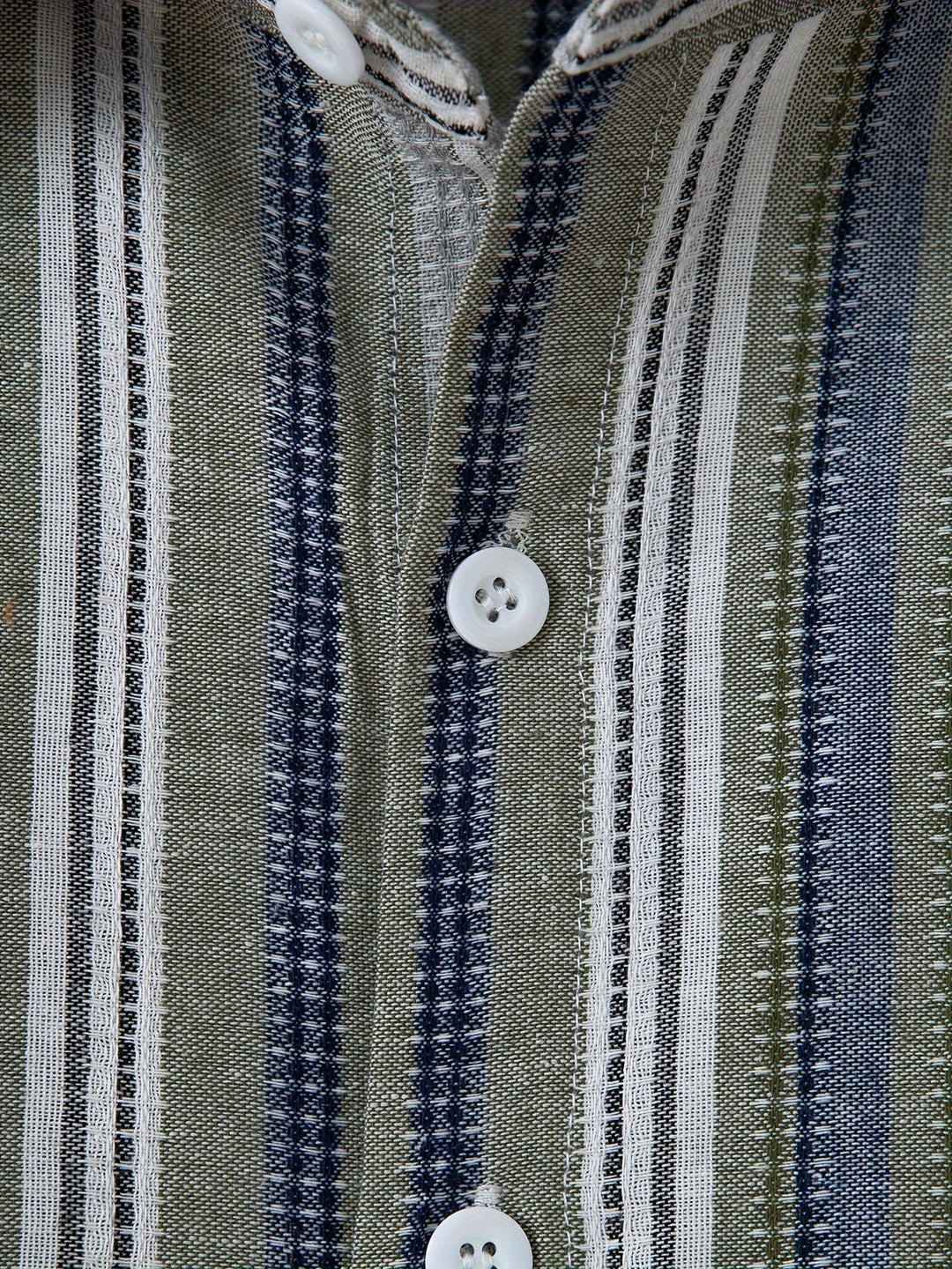 Drune | Gestreiftes Baumwoll Leinen Herrenhemd für entspannte Looks