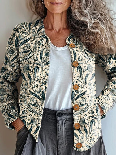 Drune | Dekorative Blumenjacke
