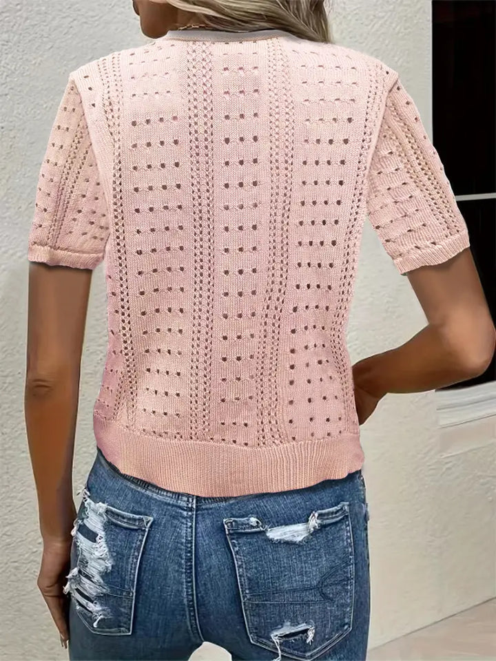 Drune | Vielseitiger Komfort, Elegante Strickjacke Mit V-ausschnitt Für Frauen