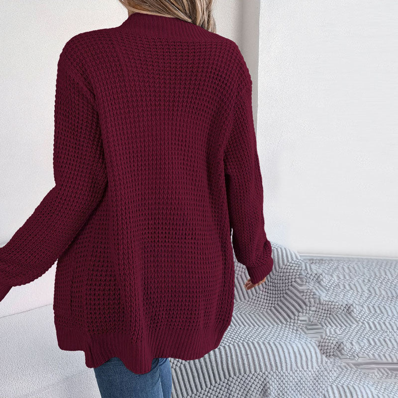 Drune | Modische Strickstrickjacke mit Muster