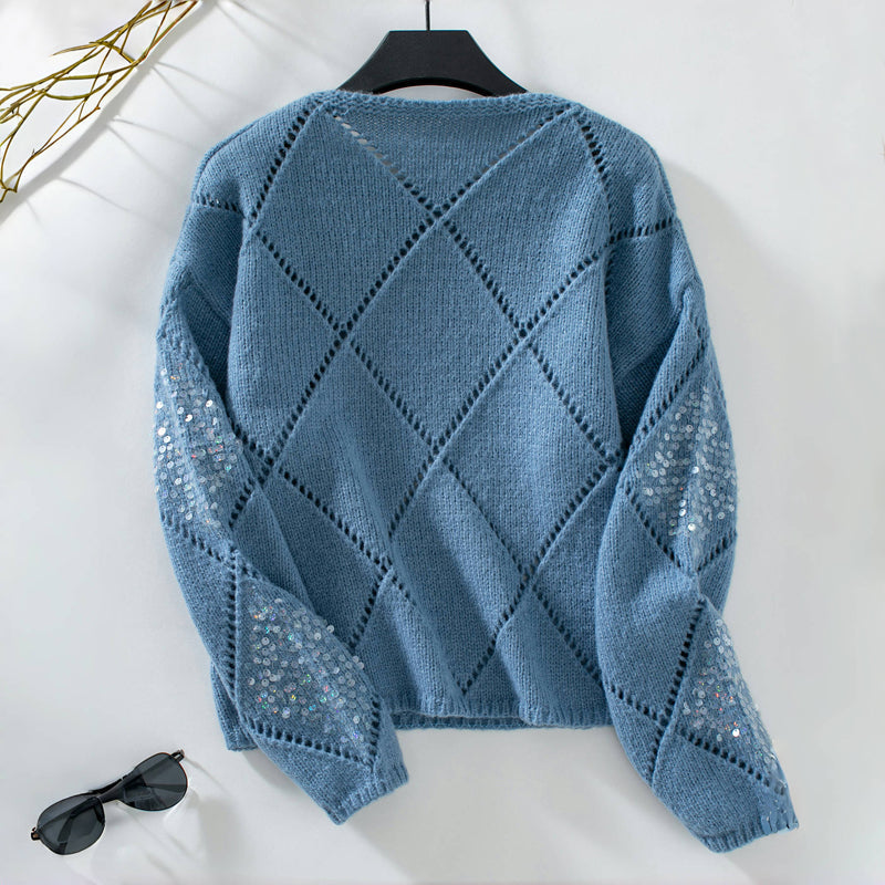 Drune | Luftiger Hohlstrickpullover Für Übergangszeit