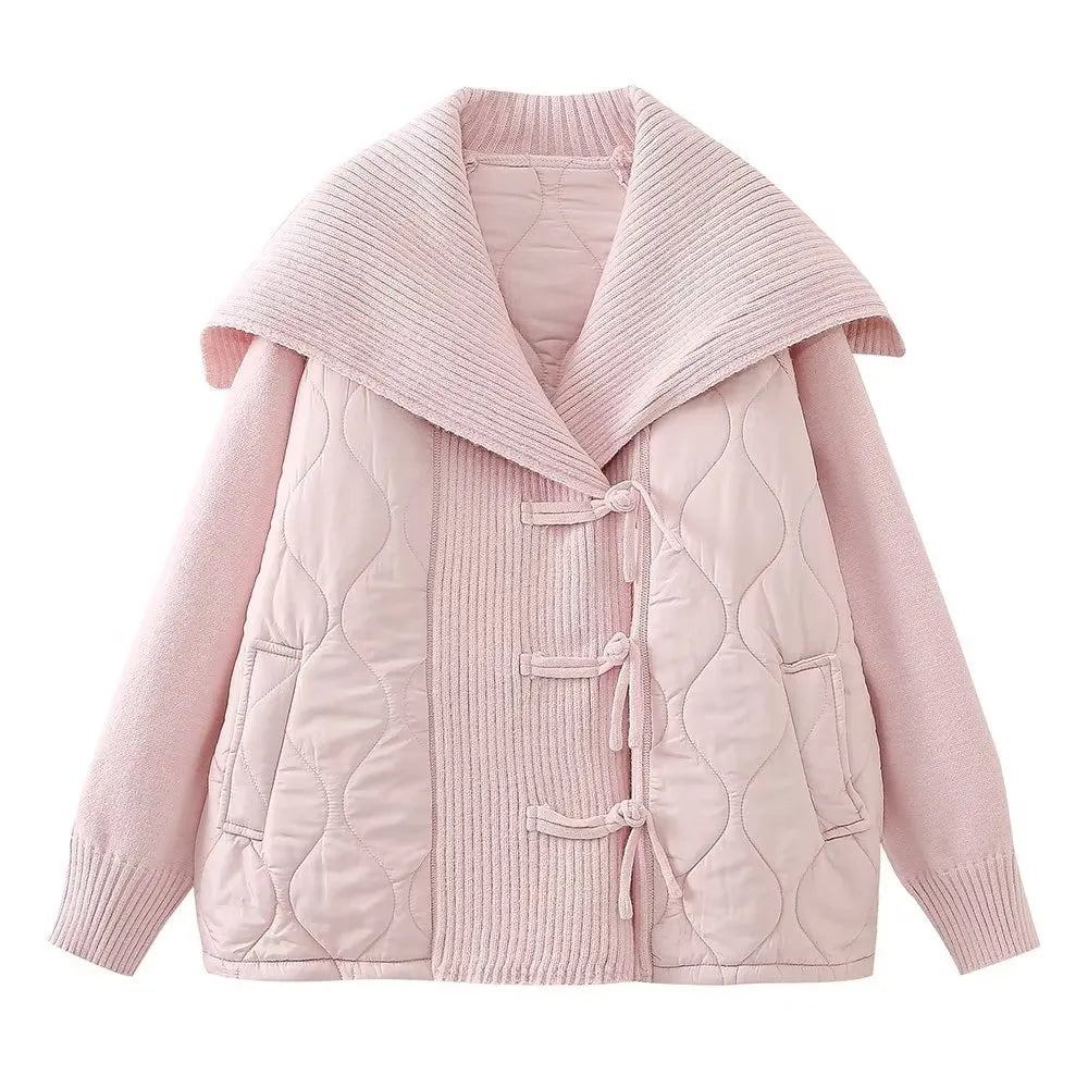 Drune | Oversized Damenjacke mit Lässigem Marinekragen