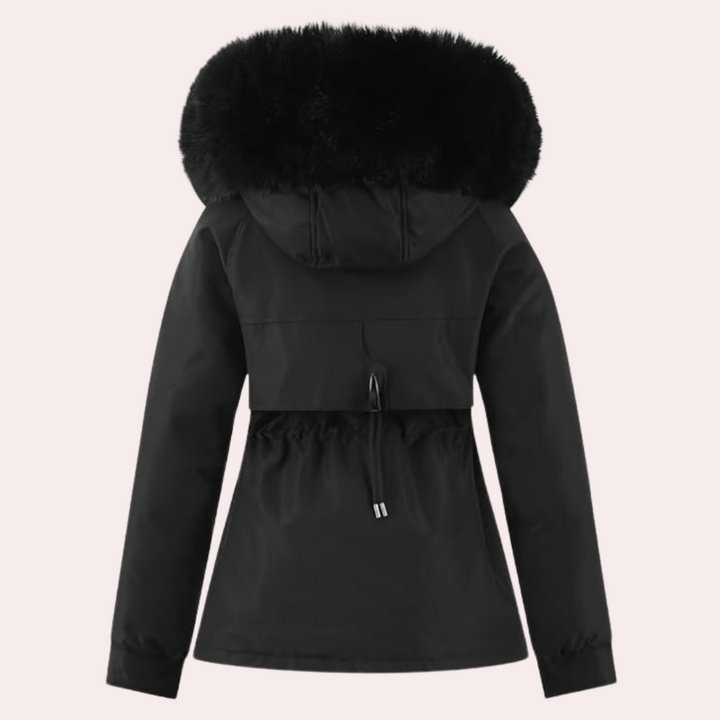Drune | Damen Winterjacke mit Kapuze und Warmfutter