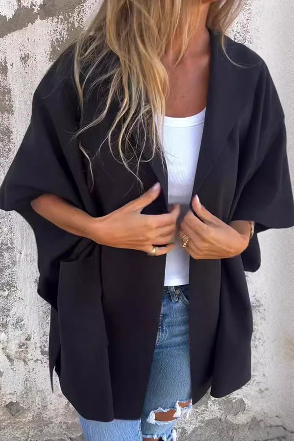 Drune | Übergroßer Losvallender Cape Mantel Damen