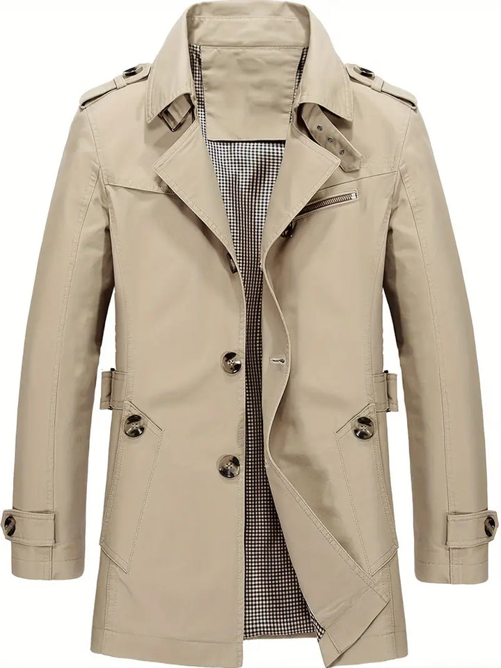 Drune | Herren Große Größe Baumwollwindjacke Für Frühling Und Herbst