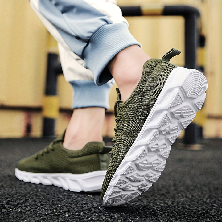 Drune | Leichte, Atmungsaktive Herren Laufschuhe Mit Anti Rutsch