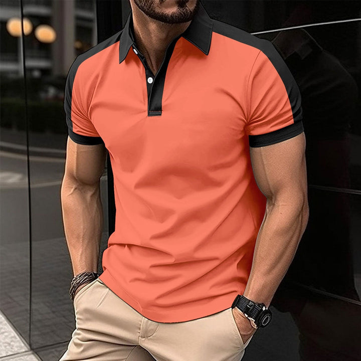 Drune | Großes Twill-Poloshirt