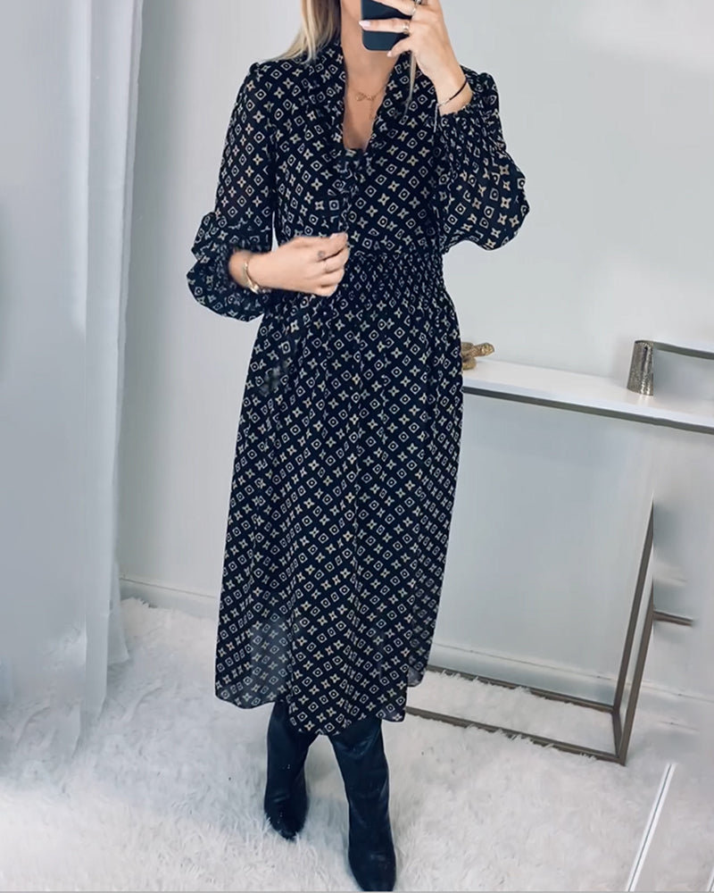 Drune | Aufdruck und Taillierter Taille