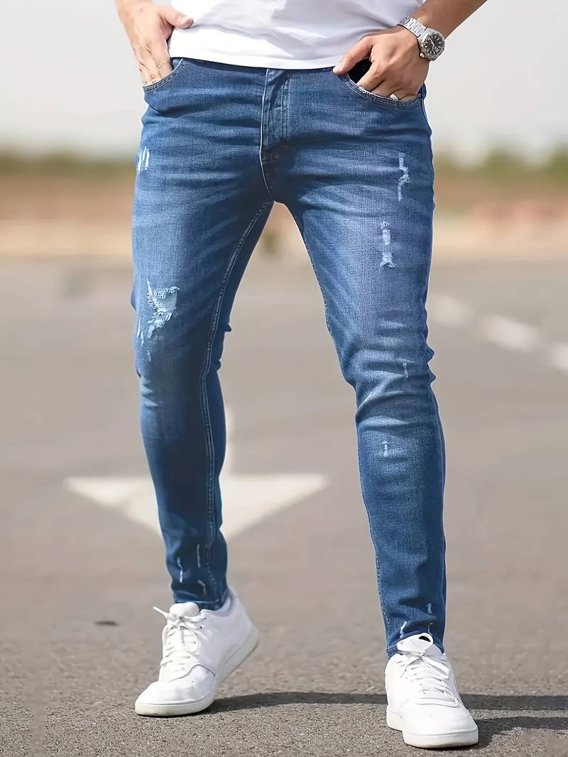 Drune | zerrissene jeans für männer