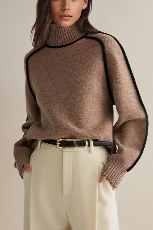 Drune | Pullover - Damen Luxus Rollkragenpullover