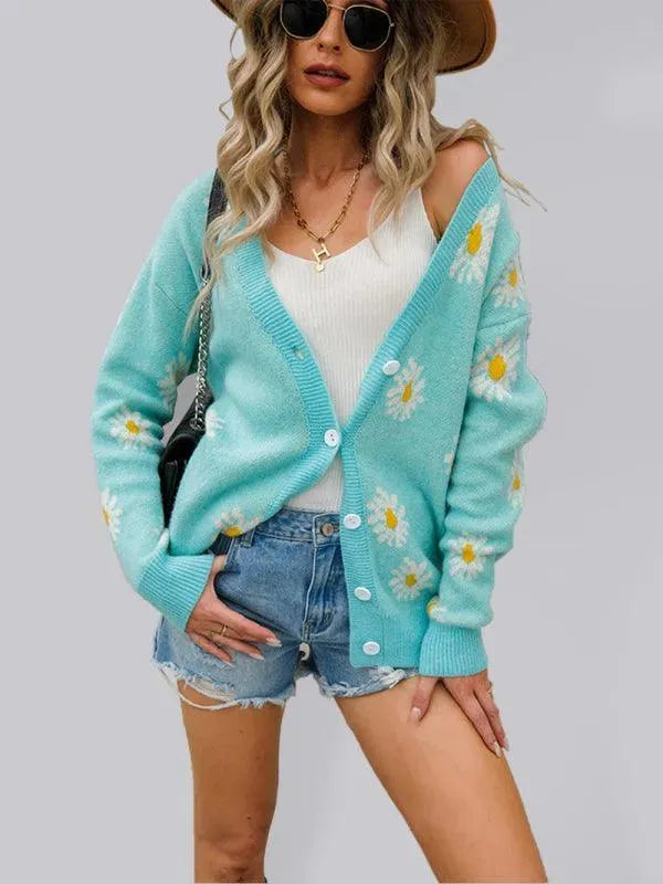 Drune | Stilvoller Strick Frauen Strickjacke Pullover