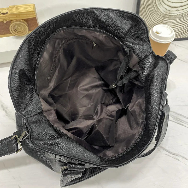 Drune | Damen Designer Handtasche Schwarz