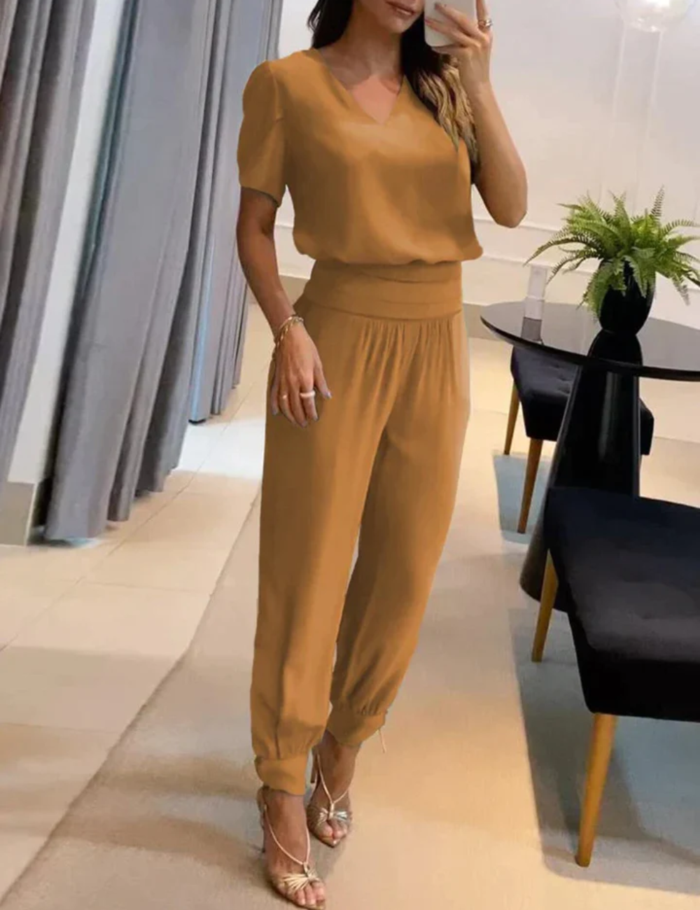 Drune | Damen Elegante Jumpsuit Overall