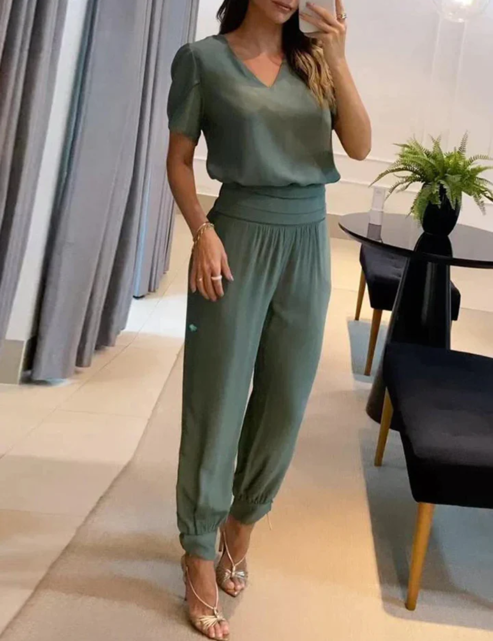 Drune | Damen Elegante Jumpsuit Overall