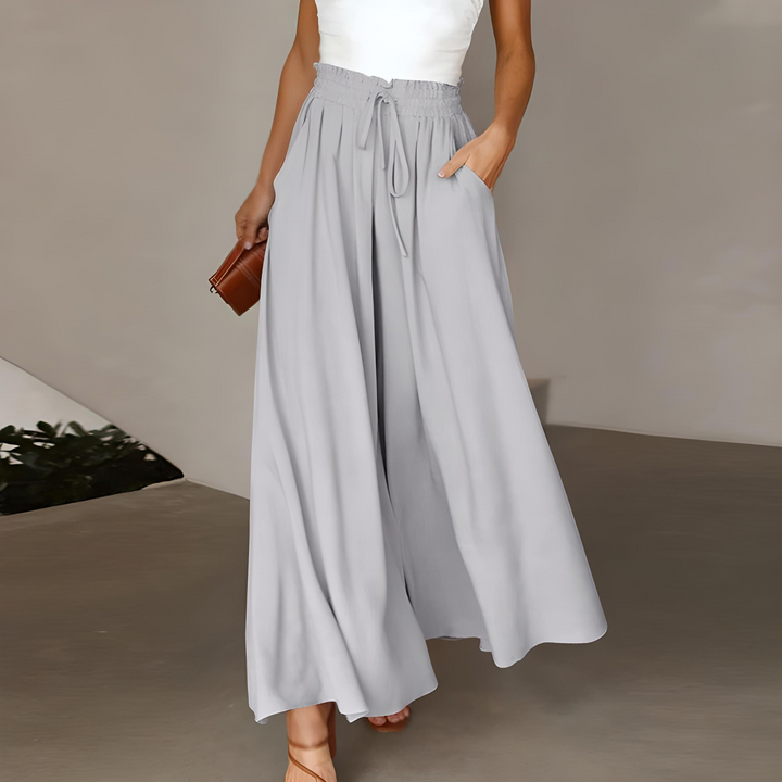 Drune | Damen Elegant Weite Hose Sommer