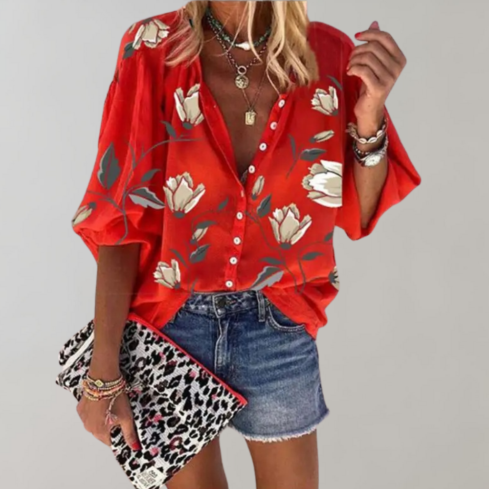 Drune | Damen Festliche Blusen Elegant