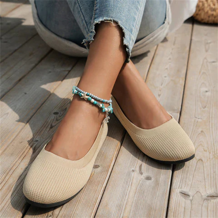 Drune | Damen Flache Schuhe Modisch Elegant