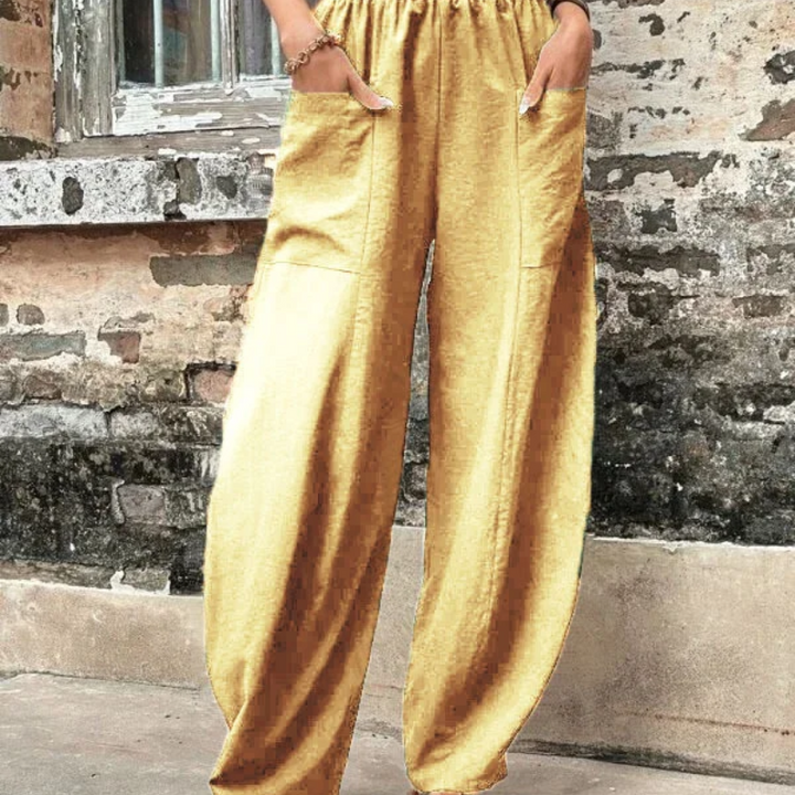 Drune | Damen High-waist Hose Loose Fit