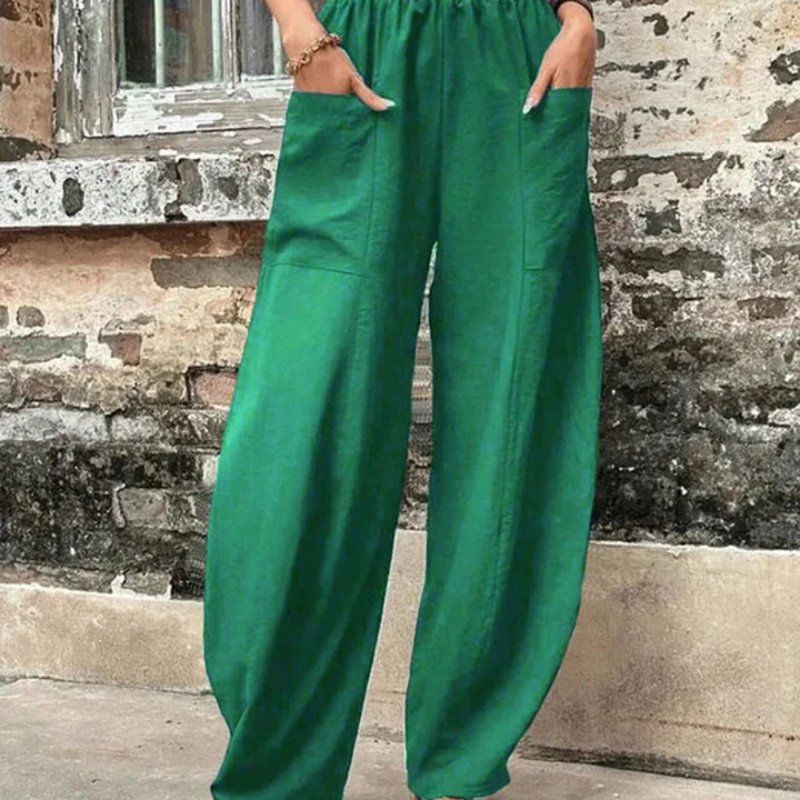 Drune | Damen High-waist Hose Loose Fit