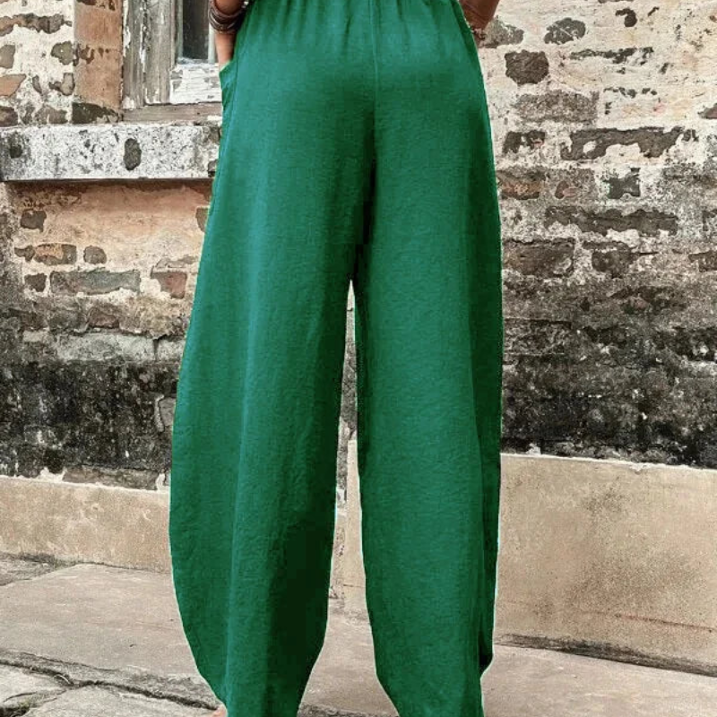 Drune | Damen High-waist Hose Loose Fit