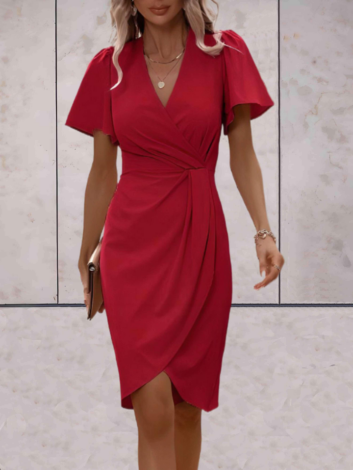 Drune | Hochzeitsgast Wickelkleid Mini