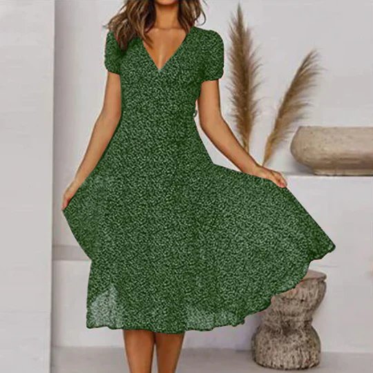 Drune | Luftiges Midi Kleid Sommerstil