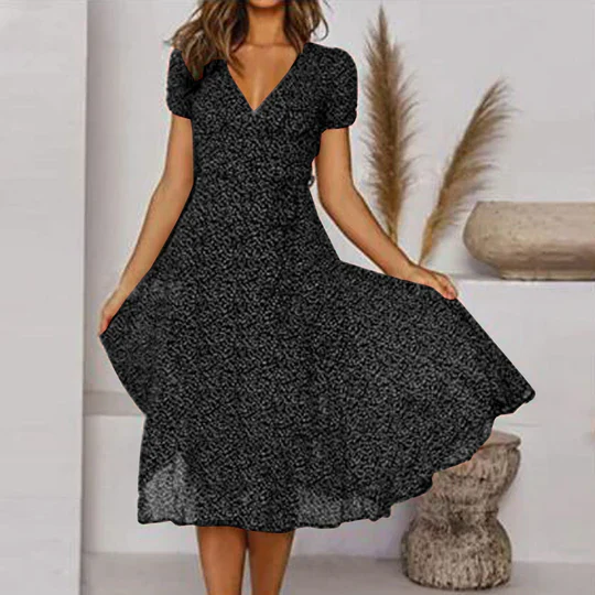 Drune | Luftiges Midi Kleid Sommerstil