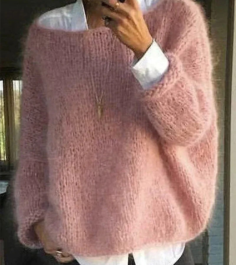 Drune | Damen Oversize Pullover Sweater