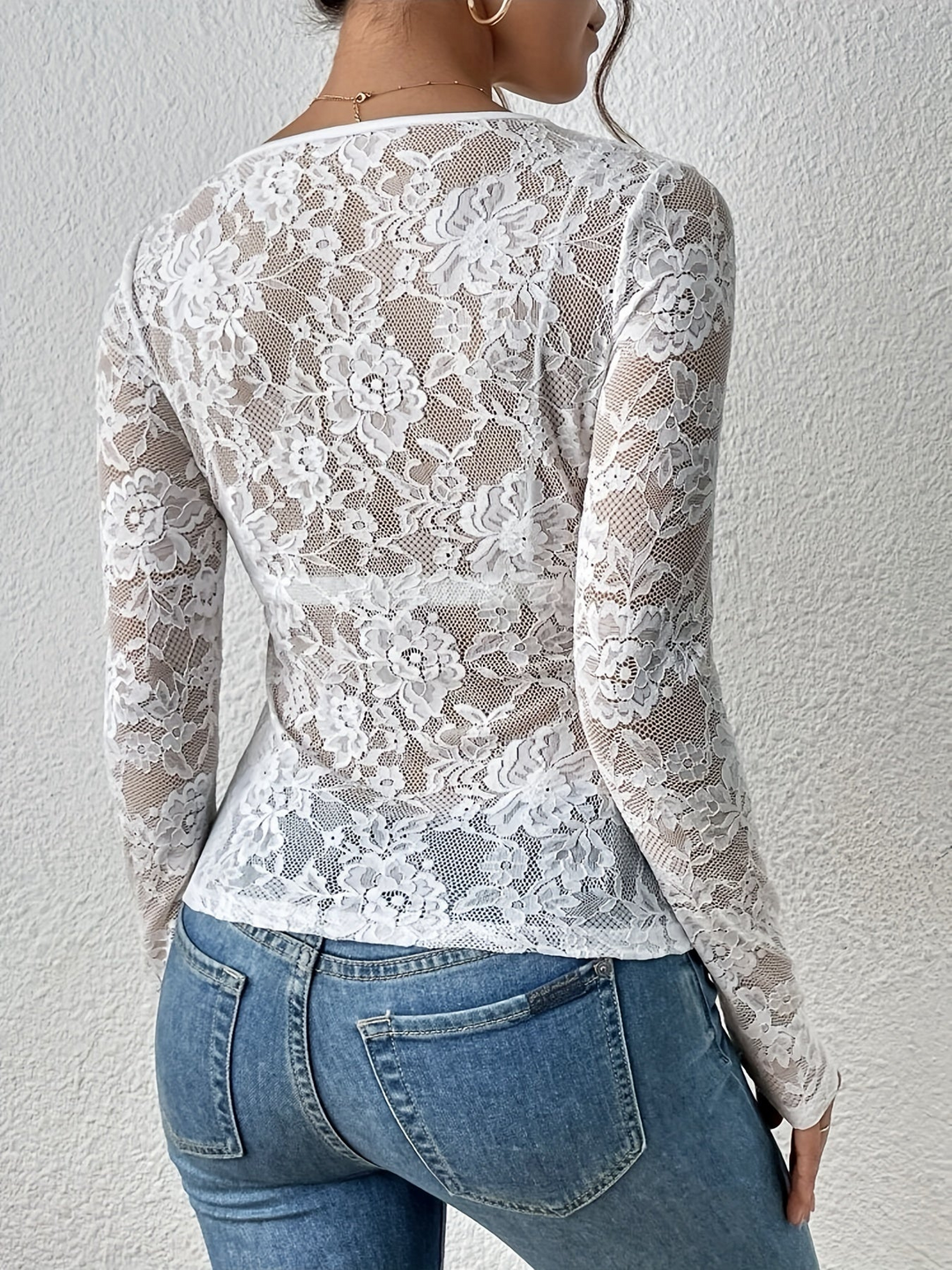 Drune | Damen Langarm Oberteil Elegante