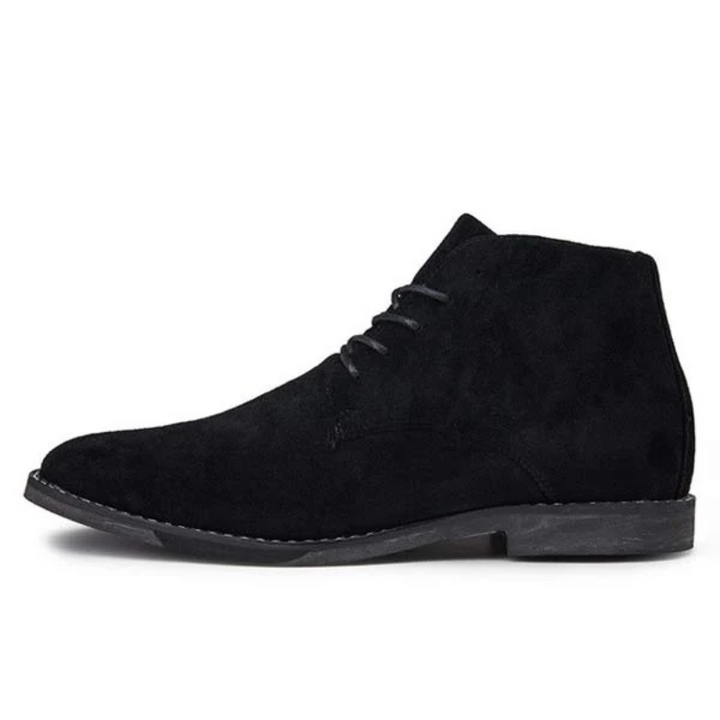 Drune | Damen Schwarze Stiefeletten Flach