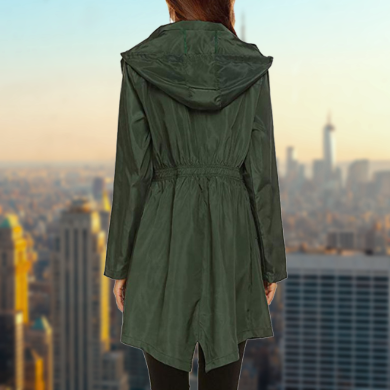 Drune | Damen Wasserdichte Regenjacke Atmungsaktiv