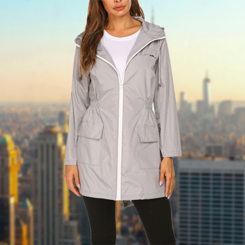 Drune | Damen Wasserdichte Regenjacke Atmungsaktiv