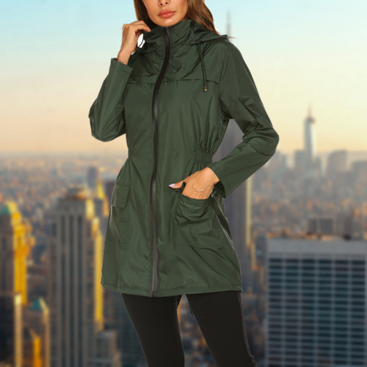 Drune | Damen Wasserdichte Regenjacke Atmungsaktiv