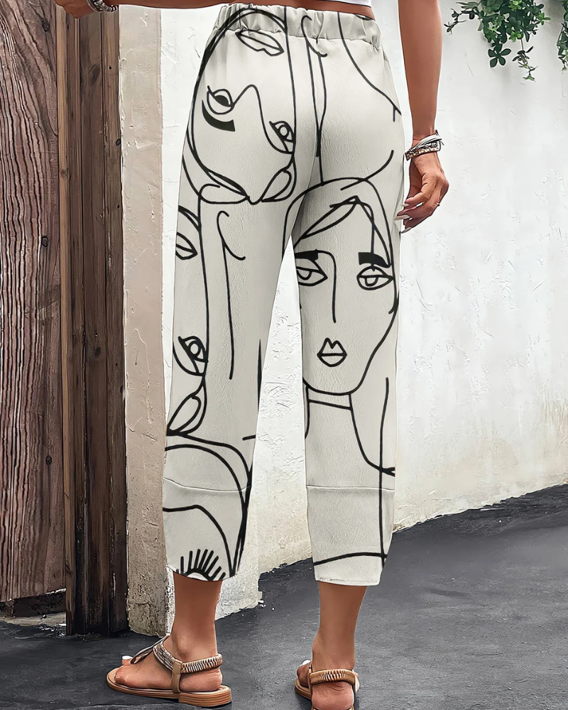 Drune | Damen Weite Hosen Elegant