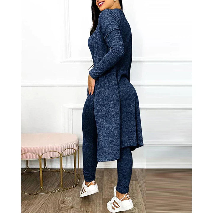 Drune | Damen 3 Teiliges Loungewear Satz mit Jacke