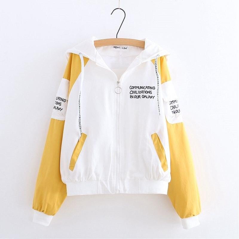 Drune | Damen Übergangsjacke mit farbigen Ärmeln