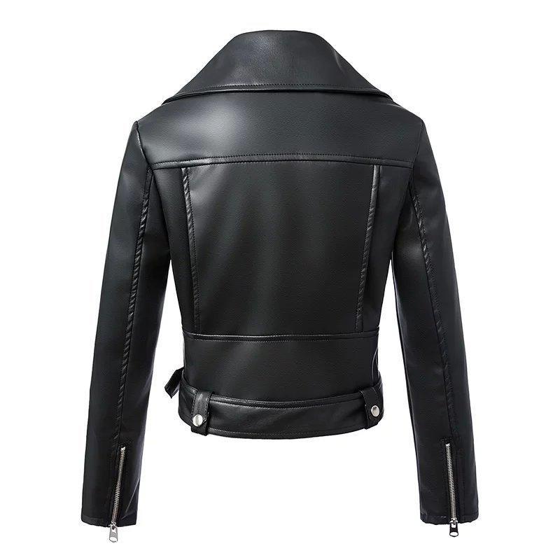 Drune | Damen Lederjacke mit Gürtel