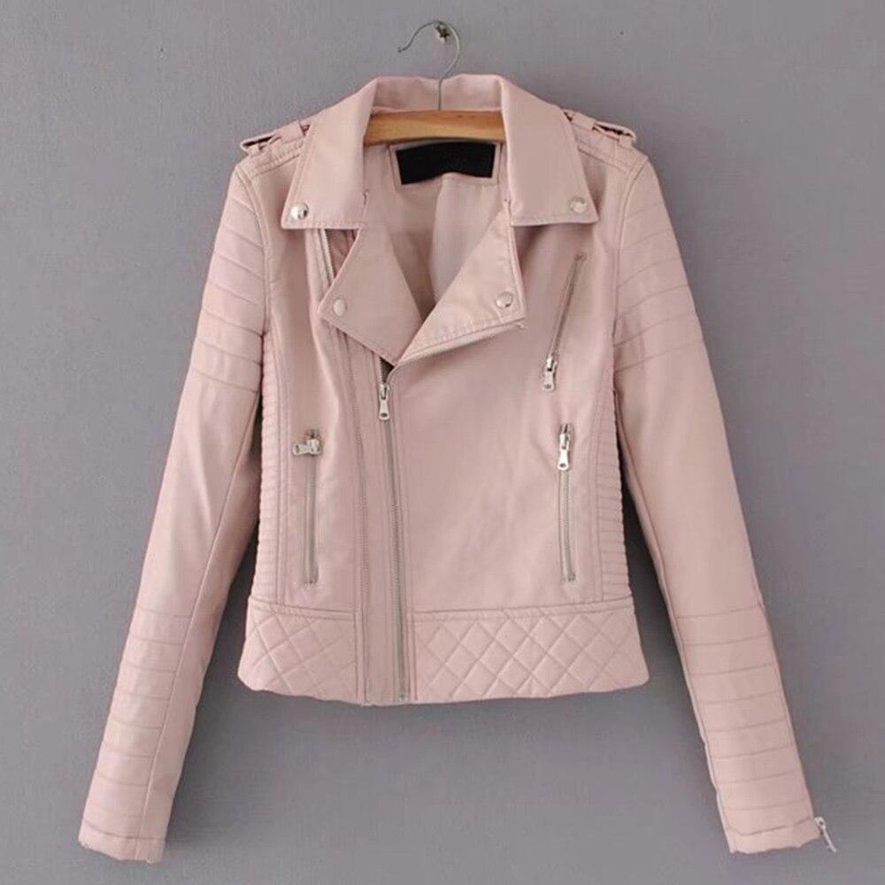 Drune | Damenlederjacke mit Ziernähten