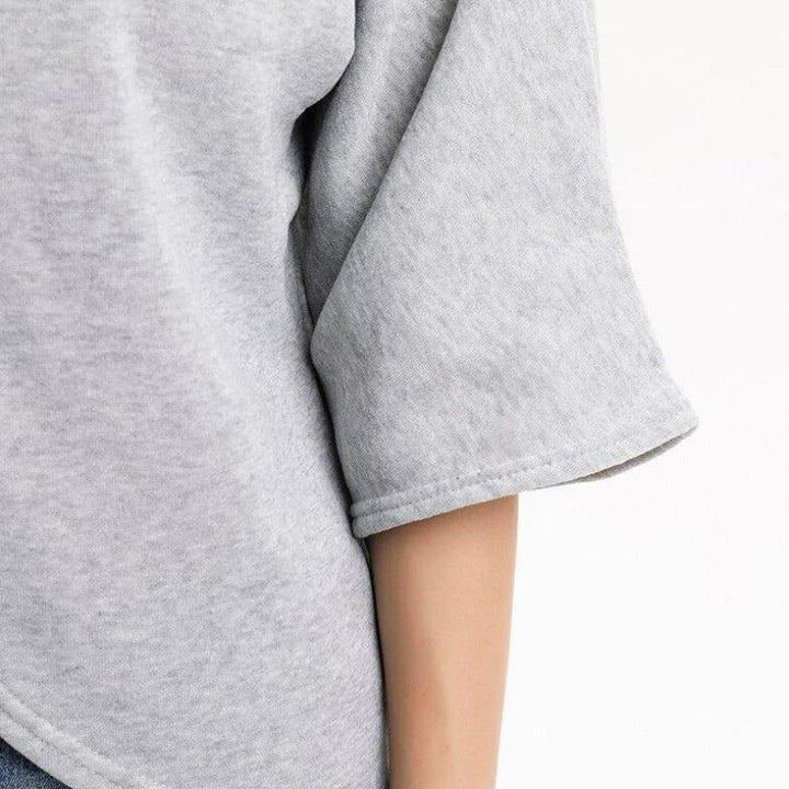 Drune | poncho-pullover mit rollkragen für damen