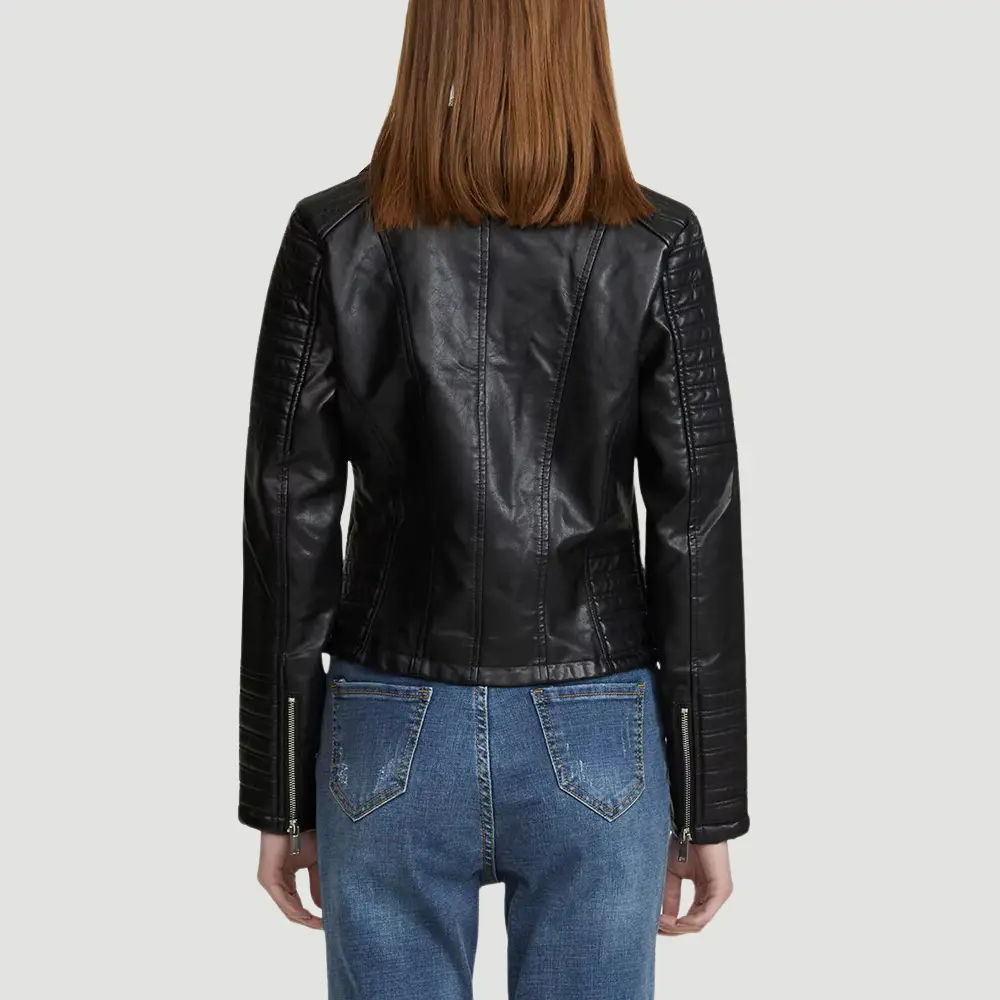 Drune | Biker Kunstlederjacke