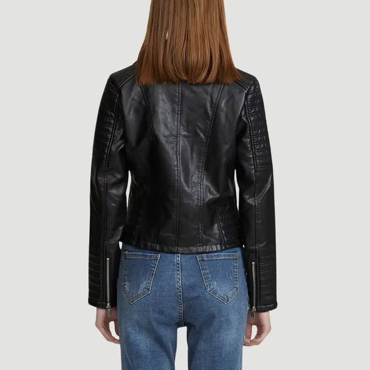 Drune | Biker Kunstlederjacke