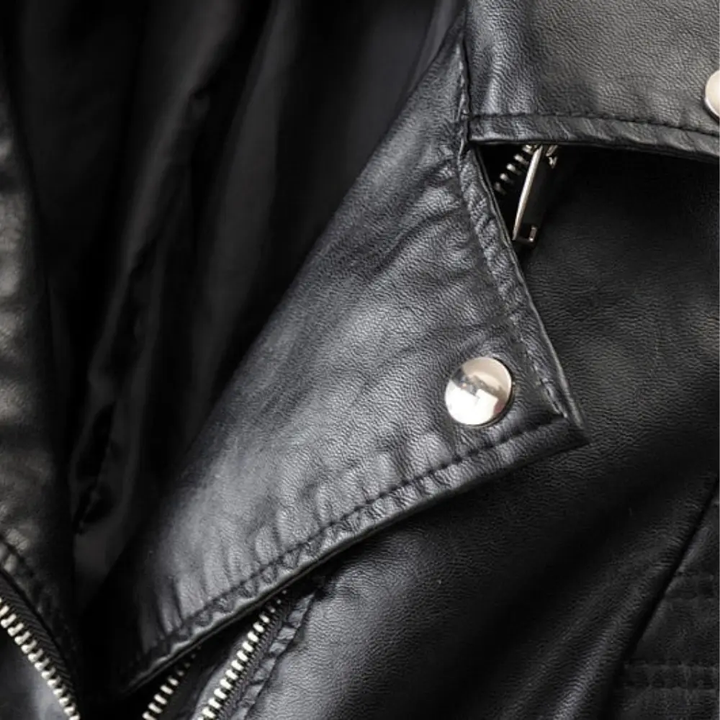 Drune | Biker Kunstlederjacke