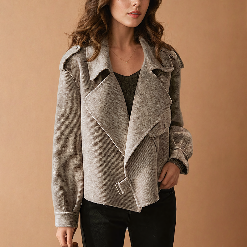 Drune | Moderne Strukturierte Jacke für Frauen