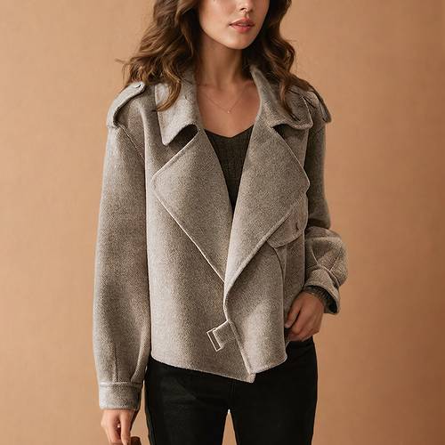 Drune | Moderne Strukturierte Jacke für Frauen