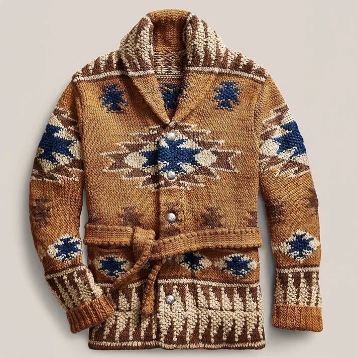 Drune | Valentino Jacquard Wolle Weste