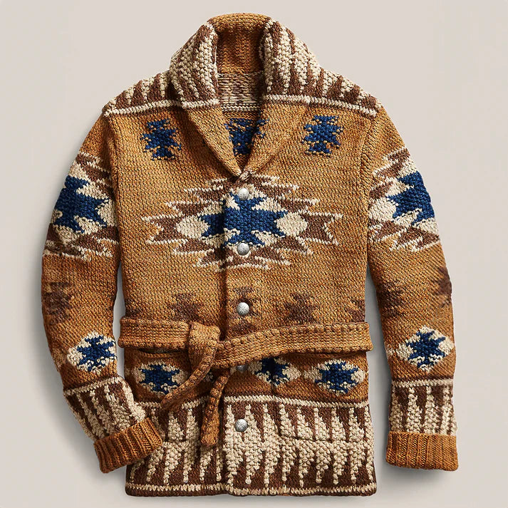 Drune | Valentino Jacquard Wolle Weste