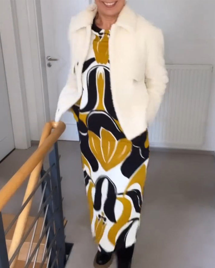 Drune | Rundhals Kleid
