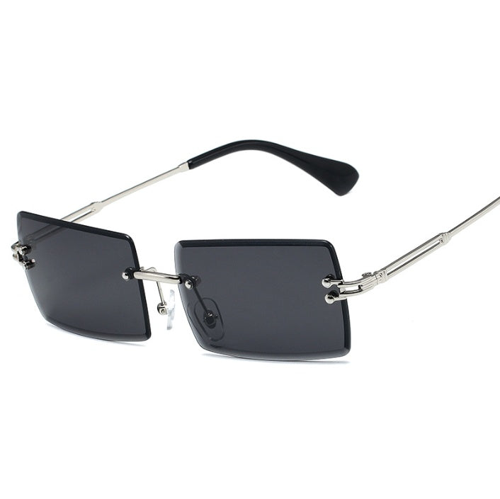 Drune | Modische Rechteckige Sonnenbrille Im Retro Stil